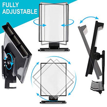 Load image into Gallery viewer, ToiletTree Products Deluxe Larger Fogless Shower Shaving Mirror with Squeegee, Large, Black