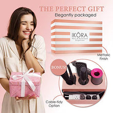 Load image into Gallery viewer, Hair tool holder & organizer - bathroom storage & countertop organizer - curling iron, straightener, blow dryer stand - hair styling station for accessories, hot tools, hairdryer & hair products