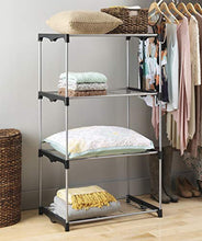 Load image into Gallery viewer, Whitmor 4 Tier Shelf Tower - Closet Storage Organizer