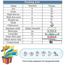 Load image into Gallery viewer, FUNFLOWERS Portable Wardrobe Storage Closet, Clothes Organizer with Oxford Cloth Fabric, Storage Shelves + Hanging Sections + Side Pockets, Durable & Easy to Assemble, 50" L x 18" D x 63" H, Grey