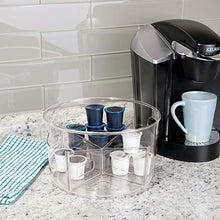 Load image into Gallery viewer, iDesign Linus BPA-Free Plastic Turntable Organizer with Removable Dividers, Spinner