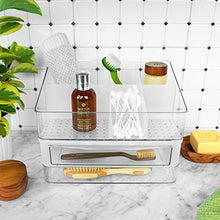 Load image into Gallery viewer, madesmart Pull-out Drawer - Medium | Stack Collection | Frost | Stackable | BPA-Free, 10.13 x 7.25 x 2.38 in (25.71 x 18.42 x 6.03 cm) (79209)