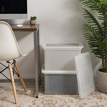 Load image into Gallery viewer, IRIS USA, Inc. FB-21EE Letter & Legal Size File Box, Pearl, 4 Count