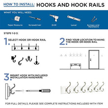 Load image into Gallery viewer, Liberty B42302Q-SN-C5 Heavy Duty Coat and Hat Hook, 3-inch, Matte Nickel