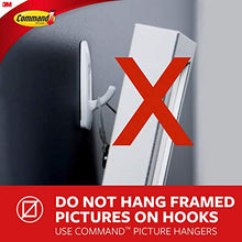 Load image into Gallery viewer, Command Large Wire Hooks, 4-Hooks, 8-Strips, Holds up to 5 lbs - Easy to Open Packaging
