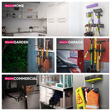 Load image into Gallery viewer, Berry Ave Broom Holder and Garden Tool Organizer Rake or Mop Handles Up to 1.25-Inches, 1 Pack, Black