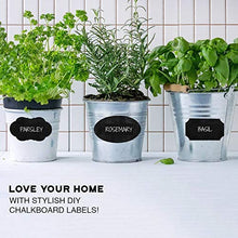 Load image into Gallery viewer, 96 Premium Chalkboard Labels Bulk - Free Erasable Chalk Pen - Dishwasher Safe Chalk Board Mason Jar Labels - Removable Waterproof Blackboard Sticker Label for Jars Glass Bottle Kids