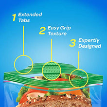 Load image into Gallery viewer, Ziploc Sandwich Bags, Xl, 3 Pack, 30 Ct