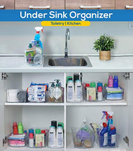 Load image into Gallery viewer, Utopia Home Set of 8 Pantry Organizers-Includes 8 Organizers (4 Large & 4 Small Drawers)-Organizers for Freezers, Kitchen Countertops and Cabinets-BPA Free Clear Plastic Pantry Storage Racks