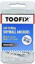 Load image into Gallery viewer, Self Drilling Drywall Plastic Anchors with Screws Kit