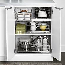 Load image into Gallery viewer, simplehuman 9 inch Pull-Out Cabinet Organizer, Heavy-Gauge Steel Frame