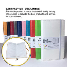 Load image into Gallery viewer, YANGBOSHI 2-Pack Pocket Notebook Journal Notepad Small,College Ruled,4.2"x7",Hard Cover Mini Journal,100 GSM Thick Paper,Inner Pocket (Dark Grey)