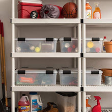 Load image into Gallery viewer, IRIS USA UCB-L WEATHERTIGHT Storage Box, 4 Pack, 41 Qt. (4-Pack), Clear