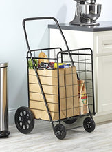 Load image into Gallery viewer, Whitmor Deluxe Utility Cart, Extra Large, Black