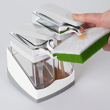 Load image into Gallery viewer, Casabella Sink Sider Duo with Sponge - White & Chrome Plating