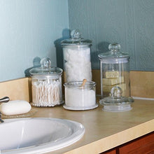 Load image into Gallery viewer, Anchor Hocking Apothecary Jar Canister Set with Ball Lid, 4-Piece Set, Clear Glass -
