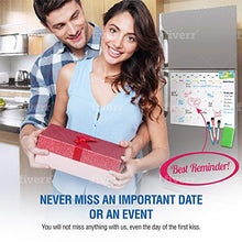 Load image into Gallery viewer, Monthly Magnetic Planner for Refrigerator 17x12 with 3 Markers & 4 Season Magnets & Eraser - Dry Erase Monthly Magnetic Fridge Calendar - Horizontal Magnetic Monthly Calendar for Refrigerator