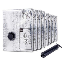 Load image into Gallery viewer, SUOCO Vacuum Storage Bags 8 Pack (Jumbo), Space Saver Compression Bags with Travel Hand Pump