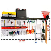 Load image into Gallery viewer, Ultrawall Garage Storage, 48x36 inch Pegboard with Hooks Garage Storage Bins Tool Board Panel Tool Organizer