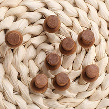 Load image into Gallery viewer, 60 Pcs Wood Push Pins, Walnut, Standard, Wooden Thumb Tacks Decorative for Cork Boards Map Photos Calendar and Home Office Craft Projects with Box