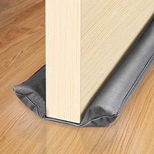 Load image into Gallery viewer, HOFUJINGSHI Door Draft Stopper,Door Sweep for Exterior & Interior Doors,30 to 37 Weather Stripping Noise Blocker Window Breeze Blocker (Grey, 36”Length X 6.5”Width X 1.2”Height)