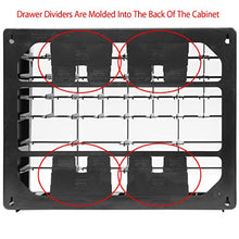 Load image into Gallery viewer, Akro-Mils 24 Drawer 10124, Plastic Parts Storage Hardware and Craft Cabinet, (20-Inch W x 6-Inch D x 16-Inch H), Black (1-Pack)