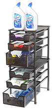 Load image into Gallery viewer, Simple Houseware Stackable 3 Tier Sliding Basket Organizer Drawer, Bronze