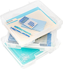 Load image into Gallery viewer, IRIS USA PJC-300 Portable Project Case, Thick, Clear, 6 Count