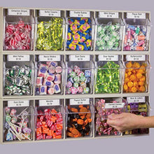 Load image into Gallery viewer, Akro-Mils 06705 TiltView Horizontal Plastic Organizer Storage System Cabinet with 5 Tilt Out Bins, (23-5/8-Inch Wide x 6-1/2-Inch High x 5-5/8-Inch Deep), Stone