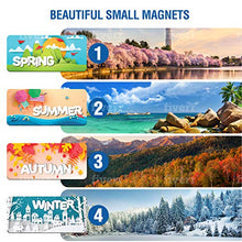 Load image into Gallery viewer, Monthly Magnetic Planner for Refrigerator 17x12 with 3 Markers & 4 Season Magnets & Eraser - Dry Erase Monthly Magnetic Fridge Calendar - Horizontal Magnetic Monthly Calendar for Refrigerator