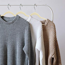 Load image into Gallery viewer, Utopia Home Premium Velvet Hangers - Pack of 50-360-degree rotatable Hook - Durable & Slim - Non Slip Hangers for Coat Hangers - Pant Hangers - Ivory