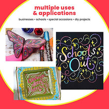 Load image into Gallery viewer, Metallic Chalk Markers (10 Pack) Liquid Chalk Pens - For Blackboards, Chalkboard, Bistro Menu, Window - Wet Wipe Erasable - 6mm Reversible Bullet & Chisel Tip