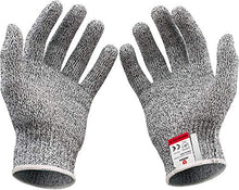 Load image into Gallery viewer, NoCry Cut Resistant Gloves - Ambidextrous, Food Grade, High Performance Level 5 Protection. Size Medium, Complimentary Ebook Included