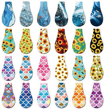 Load image into Gallery viewer, 48 Pieces Floral Bookmarks, Cute Weak Magnetic Page Clips, Markers for Paper Books, 24 Style x 2 Pieces