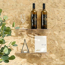 Load image into Gallery viewer, 6 PCS Acrylic Invisible Floating Bookshelf for Kids Room,15 inch Modern Picture Ledge Display Toy Storage Wall Shelf 5MM Thick U Shelves Storage Rack