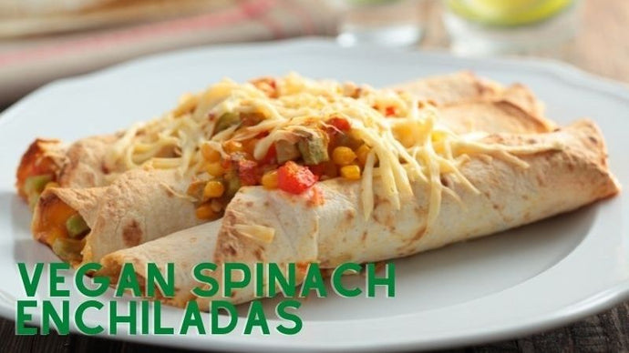 Vegan Spinach Enchiladas Recipe