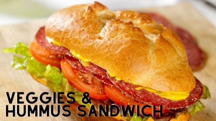 Veggies & Hummus Sandwich Recipe