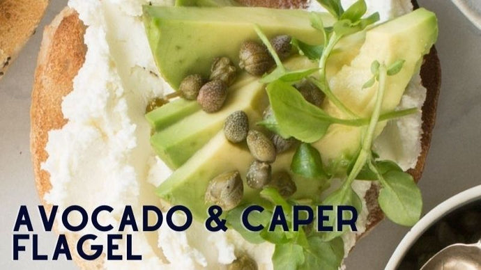 Avocado & Caper Flagel Recipe