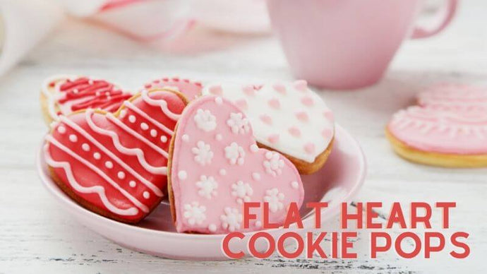 Flat Heart Cookie Pops Recipe