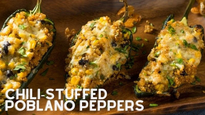 Chili-Stuffed Poblano Peppers Recipe