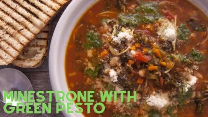 Minestrone With Green Pesto Recipe