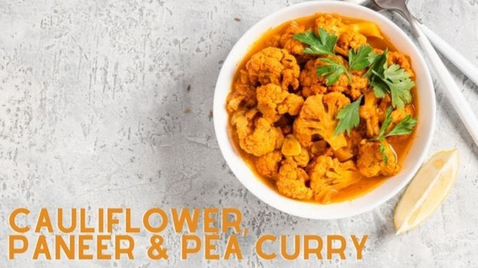Cauliflower, Paneer & Pea Curry Recipe