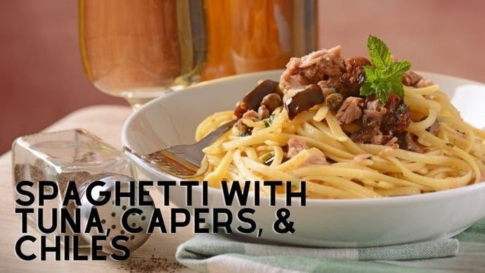Spaghetti With Tuna, Capers, & Chiles Recipe