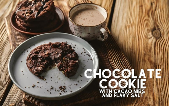Chocolate Cookie With Cacao Nibs And Flaky Salt Recipe