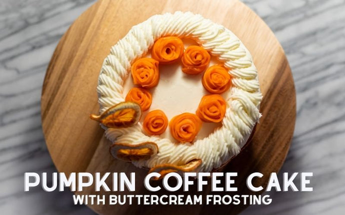 Pumpkin Coffee Cake With Buttercream Frosting Recipe