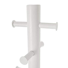 Load image into Gallery viewer, Umbra Pillar Coat Rack, W/STOOL, White Wood
