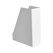 Load image into Gallery viewer, Amazon Basics Plastic Desk Organizer - Magazine Rack, White, 2-Pack
