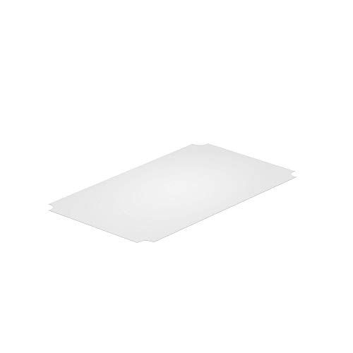 Thirteen Chefs Industrial Shelf Liners 24 x 14 Inch, 5 Pack Set for Wired Shelving Racks, Clear Polypropylene