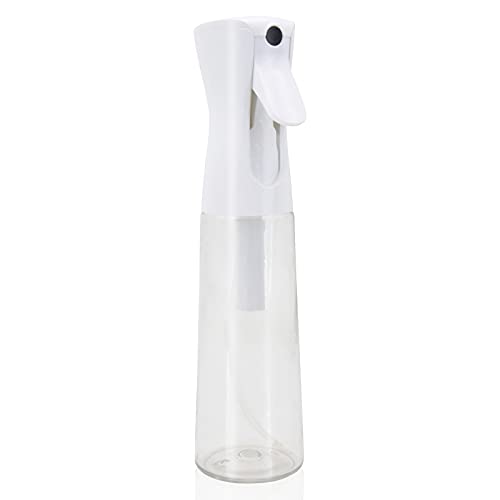 Spray Bottles, 160ml Clear Continuous Sprayer Fine Mist Pressurized Mister With Pump Empty Plastic Refillable Water Squirt Bottle for Salon, Curly Hair, Cleaning, Flower Misting, Garden, Travel