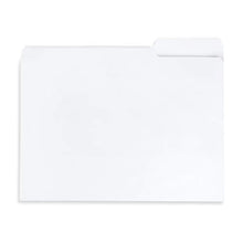 Load image into Gallery viewer, Blue Summit Supplies 100 White File Folders, 1/3 Cut Tab with Assorted Positions, Letter Size, Great for Organizing and Easy File Storage, 100 Pack
